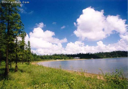 廣東湖光岩美景圖片