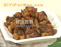 栗子炒仔雞(圖)