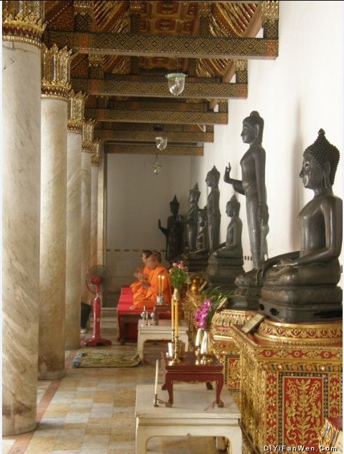 曼谷的大理石寺廟圖片