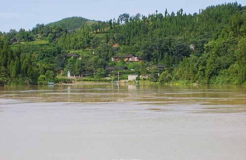 重慶酉水洪峰圖片