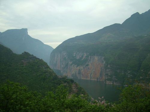 長江三峽白帝城風情圖片