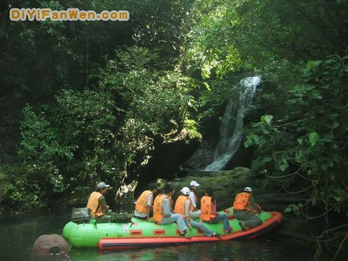 瀏陽河大圍山峽谷漂流圖片