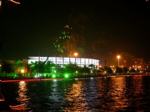 箇舊湖夜景圖片