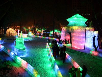 冰燈遊園會圖片