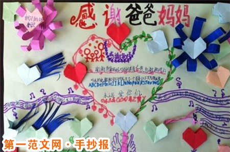 感恩節手抄報：感恩是愛的根源