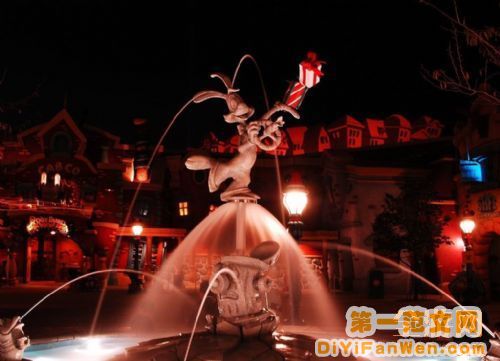 迪士尼夜景圖片