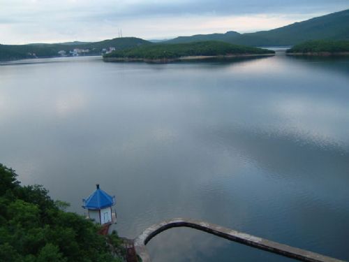 黑龍江鏡泊湖圖片