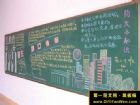 綠色校園黑板報
