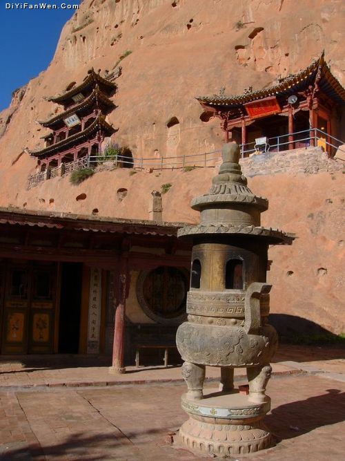 張掖馬蹄寺圖片