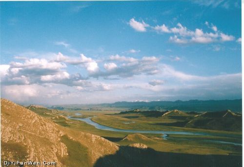 巴音布魯克天鵝湖圖片