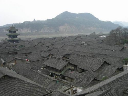 四川閬中古城風光圖片