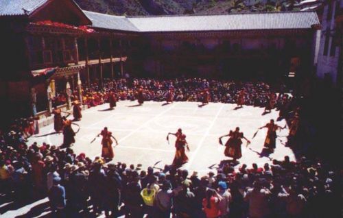 雲南迪慶香格里拉東竹林寺圖片