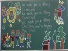 六年級聖誕節黑板報圖片