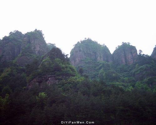 新昌穿岩十九峰圖片