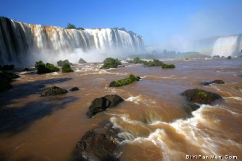 巴西伊瓜蘇大瀑布圖片