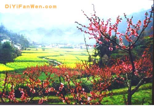 歙縣上豐花果山村落生態旅遊區圖片