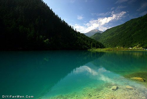 夏日九寨溝圖片