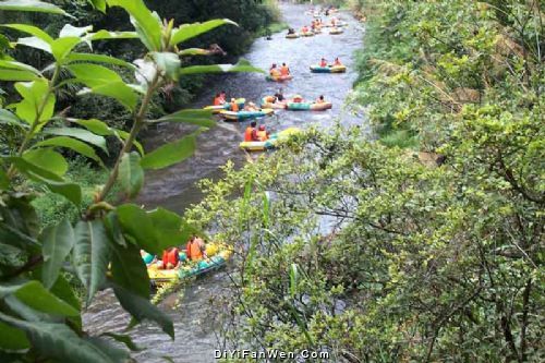 瀏陽河大圍山峽谷漂流圖片