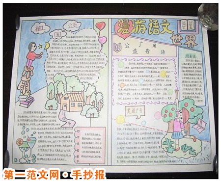 語文手抄報：國中語文知識集錦