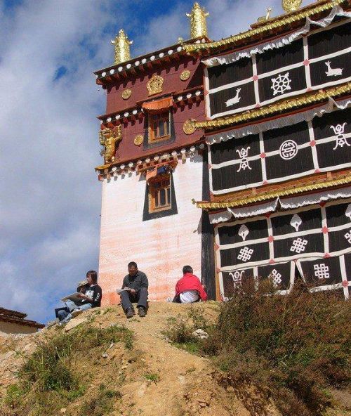雲南松贊林寺圖片