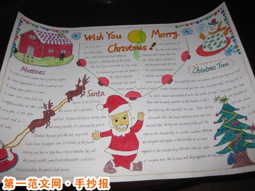 聖誕節手抄報：澳大利亞的聖誕節