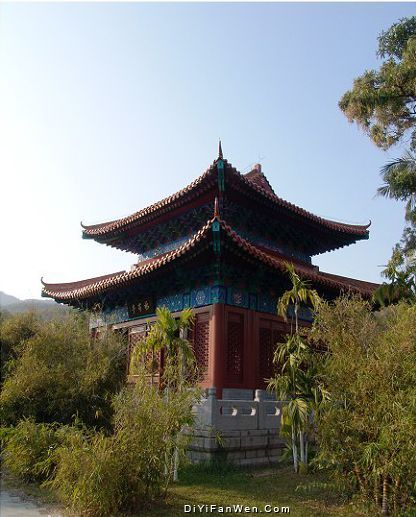 三亞南山寺圖片