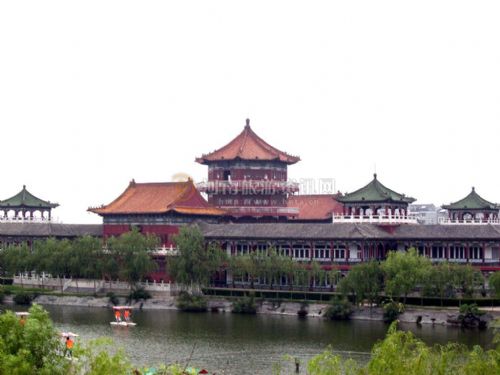 碑林風光圖片