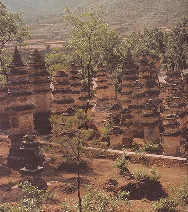 嵩山塔林圖片
