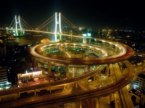 上海城市夜景圖片