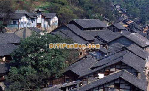 四川沿口古鎮風光圖片