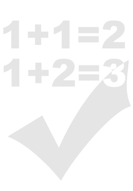 套用數學黑白簡歷封面