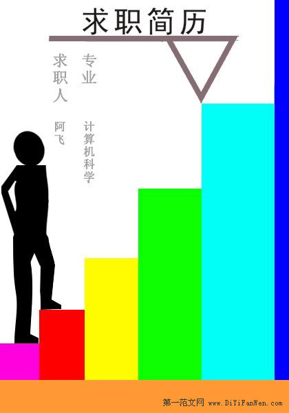 計算機科學簡歷封面