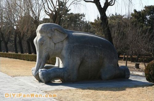 明陵神道圖片