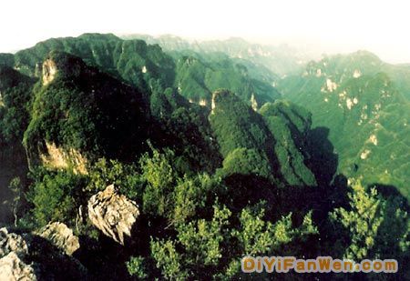 王屋山九里溝景區圖片