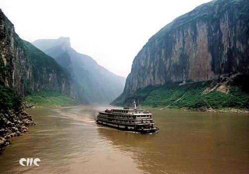 長江三峽瞿塘峽圖圖片