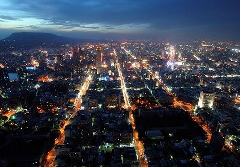 台北之夜圖片