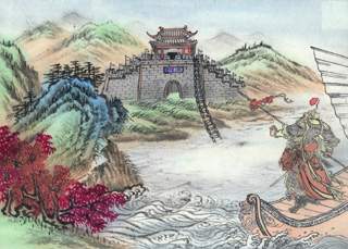 西塞山懷古詩畫欣賞