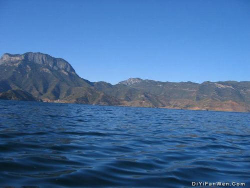 瀘沽湖風景圖片