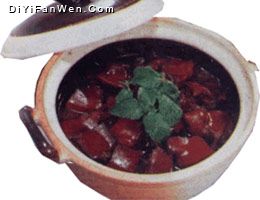 生燜狗肉(圖)