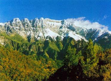 轎子雪山圖片