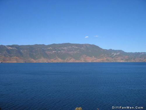 瀘沽湖風景圖片
