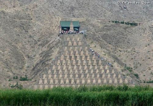 寧夏青銅峽108塔圖片