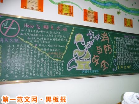 消防安全黑板報內容:避免火煙 消防安全黑板報內容:避免火煙