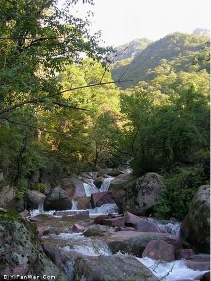 山西曆山風光圖片