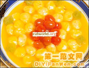 紅花汁魚圓