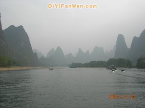風景如畫的灕江圖片