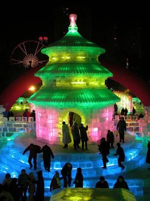 冰燈遊園會圖片