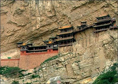 恆山懸空寺圖片