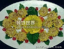 葵花蝦餅(圖)
