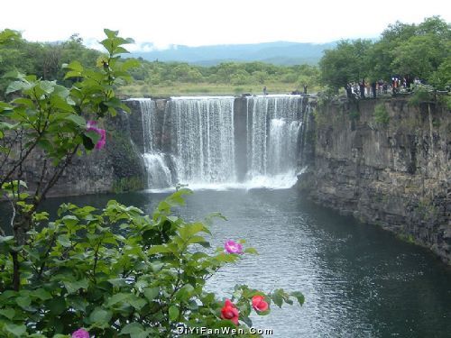 鏡泊湖風景圖片
